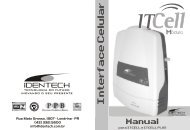 MANUAL ITCELL _APOIO.cdr - Identech