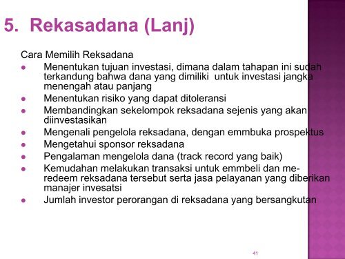 Chapter 13: Saham