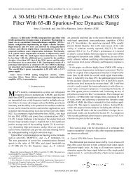 A 30-MHz Fifth-Order Elliptic Low-Pass CMOS Filter ... - ResearchGate