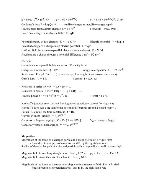 Sample Exam Questions