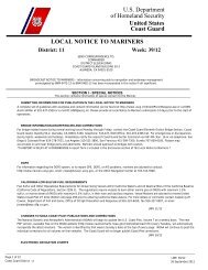 Local Notice To Mariners Week #39-2012 - Dana Point Boaters ...