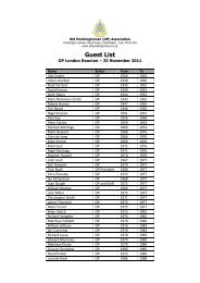 Guest List - Pocklington School