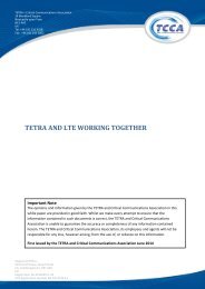 TETRA and LTE Working Together v1.1