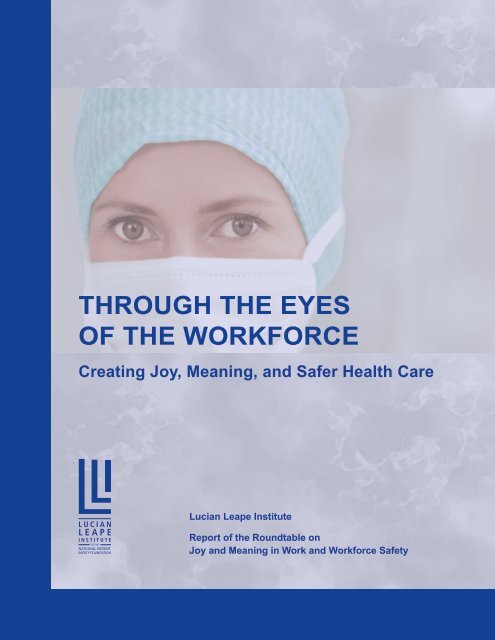 Through The eyes of The Workforce - National Patient Safety ...