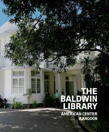 the baldwin library - Embassy of the United States Rangoon, Burma