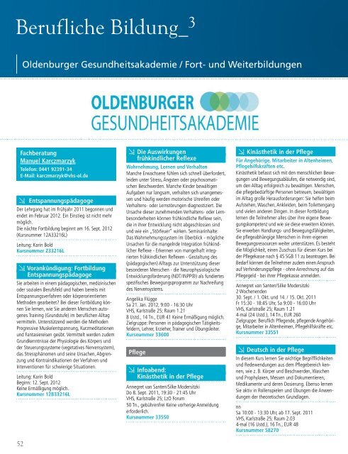 Editorial_0 - Volkshochschule Oldenburg