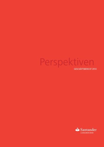 Perspektiven - Santander Consumer Bank AG