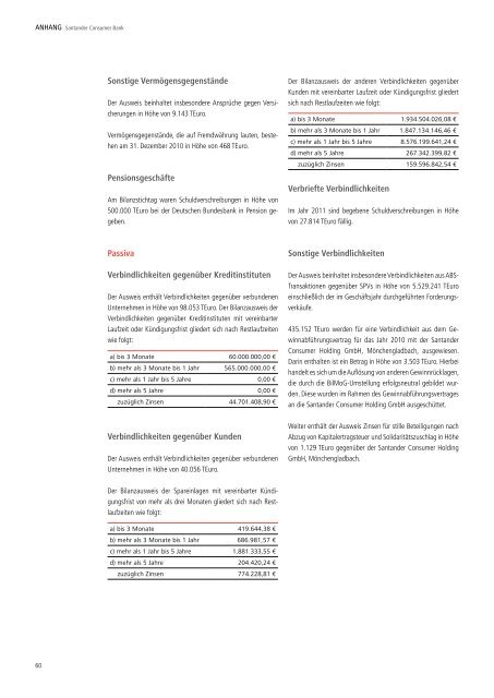 Perspektiven - Santander Consumer Bank AG