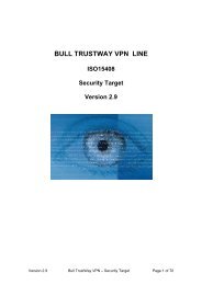 bull trustway vpn appliance - Agence nationale de la sécurité des ...
