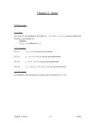 Chapitre 2 : Suites - Coaching