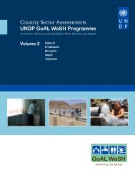 UNDP GoAL WaSH Programme - WaterWiki.net