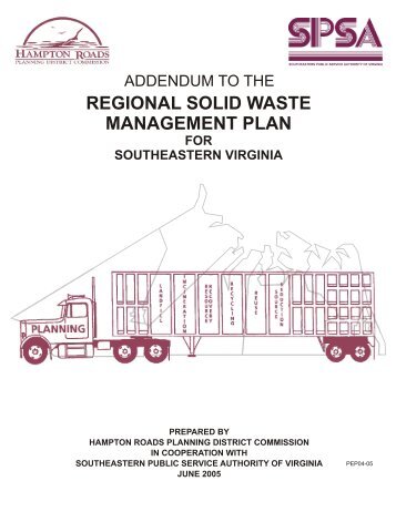regional solid waste management plan - Hampton Roads Planning ...