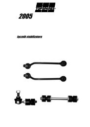 Katalog ÅÄcznikÃ³w stabilizatora TOPSPARES - INFO