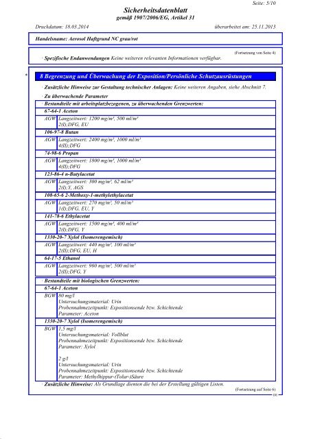 MSDS - Peter Kwasny GmbH