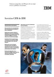 Servicios CRM de IBM