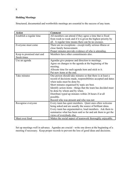 TEAMWORK - A PRACTICAL GUIDE FOR STUDENTS - Terry Marris