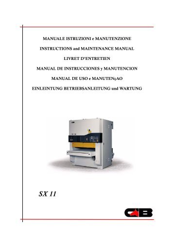 cb sx operating manual