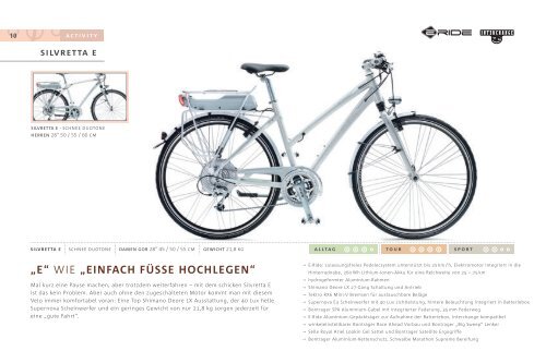 Download der Kollektion 2009 als PDF - Villiger Bikes