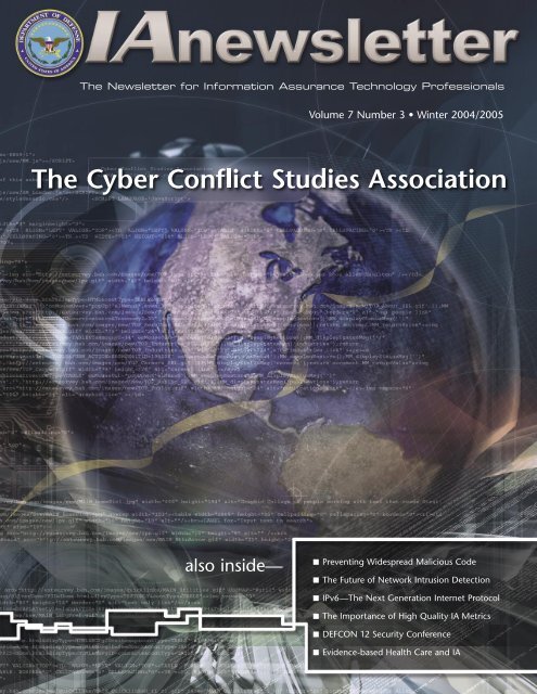 Volume 7, No. 3 - IAC - Defense Technical Information Center