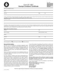 Form ST-12EC Exempt Container Certificate - Perkins
