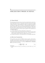 3 FREE ELECTRON THEORY OF METALS