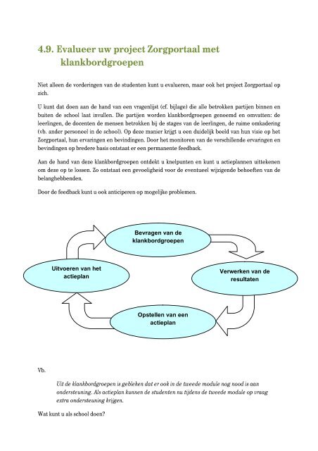 Een stappenplan om zorgportaal in uw school te integreren - VDAB