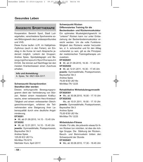 Leitbild der VHS - Volkshochschule