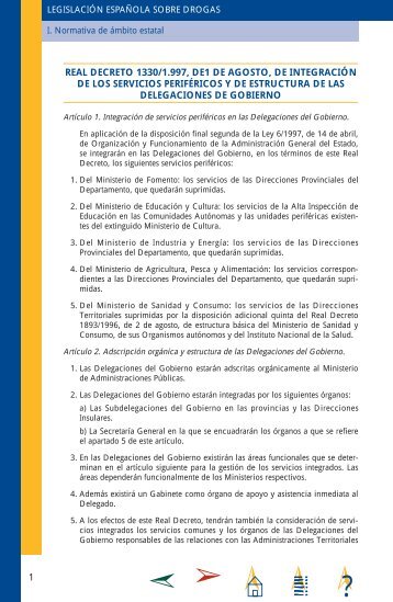 real decreto 1330/1.997, de1 de agosto, de integración de los ...