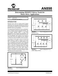 Determining MOSFET Driver Needs for Motor Drive ... - Microchip