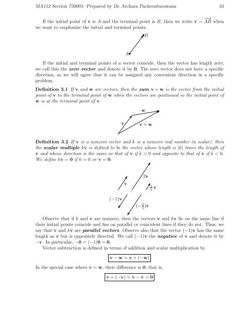 Chapter 1 Topics in Analytic Geometry