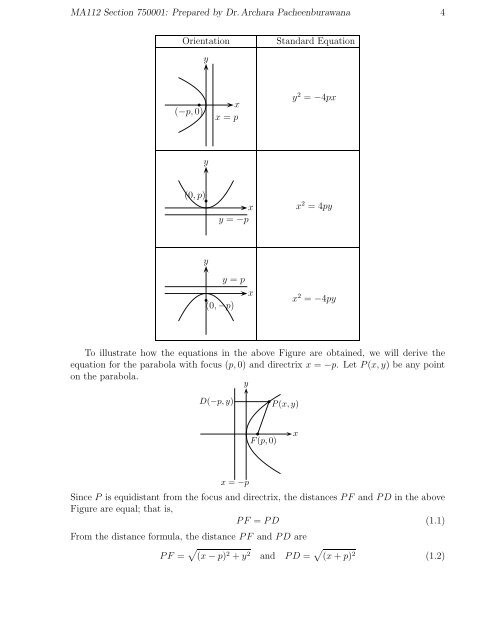 Chapter 1 Topics in Analytic Geometry