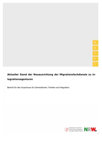 Bericht Integrationsagenturen NRW (PDF)