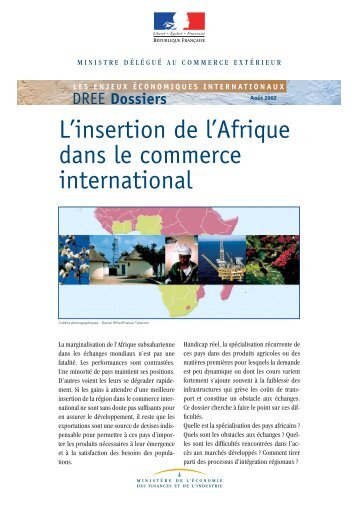 L'insertion de l'Afrique dans le commerce international - IZF