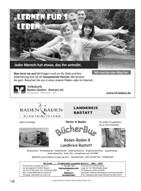 Programm Herbst/Winter 2011 - VHS Landkreis Rastatt