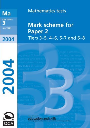Mark scheme for Paper 2 Ma - Emaths
