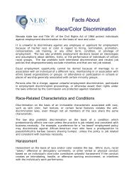 Facts About Race/Color Discrimination - Nevada Department of ...