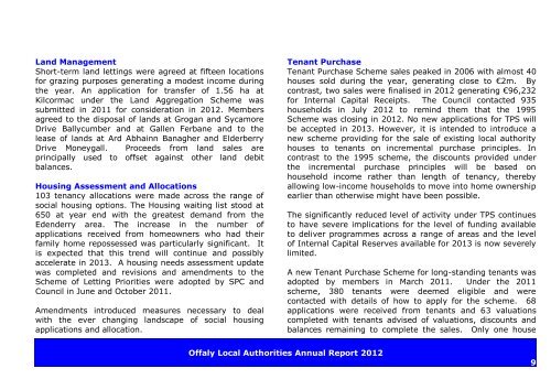 Annual Report 2012.pdf (size 5.8 MB) - Offaly County Council