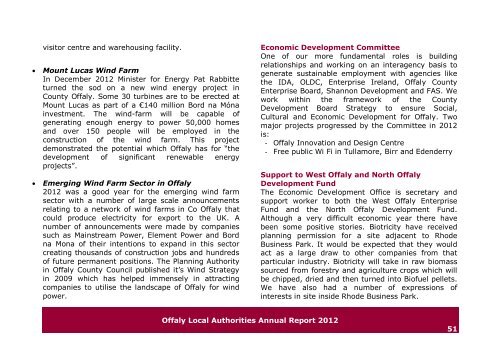 Annual Report 2012.pdf (size 5.8 MB) - Offaly County Council