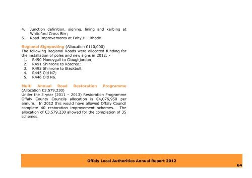 Annual Report 2012.pdf (size 5.8 MB) - Offaly County Council