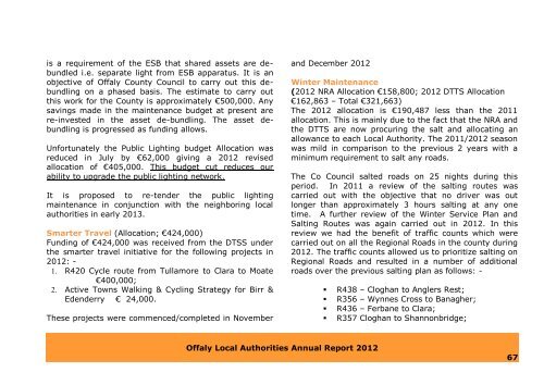 Annual Report 2012.pdf (size 5.8 MB) - Offaly County Council