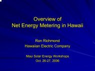 Overview of Net Energy Metering in Hawaii - Heco.com