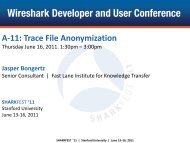 A-11: Trace File Anonymization - Sharkfest - Wireshark