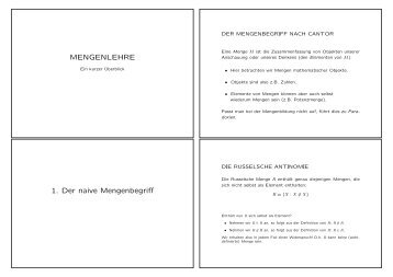 Mengenlehre[PDF]