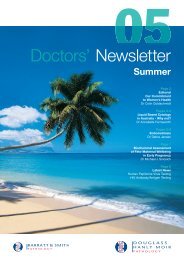 Doctors' Newsletter - Douglass Hanly Moir Pathology