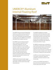 Unideck Aluminum Internal Floating Roof - HMT