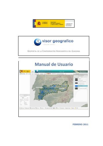 Manual Visor GeogrÃ¡fico - ConfederaciÃ³n HidrogrÃ¡fica del Guadiana