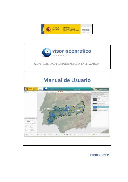 Manual Visor GeogrÃ¡fico - ConfederaciÃ³n HidrogrÃ¡fica del Guadiana