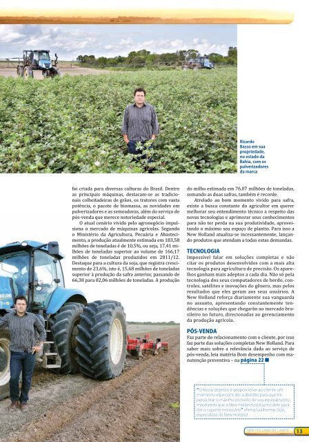 tARCíSIO, Um HOmEm DO CAmPO - New Holland