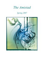 The Amistad â Spring 2007 - COAS - Howard University