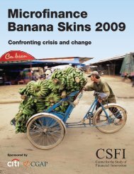 Microfinance Banana Skins 2009 Microfinance Banana Skins 2009 - Le ...
